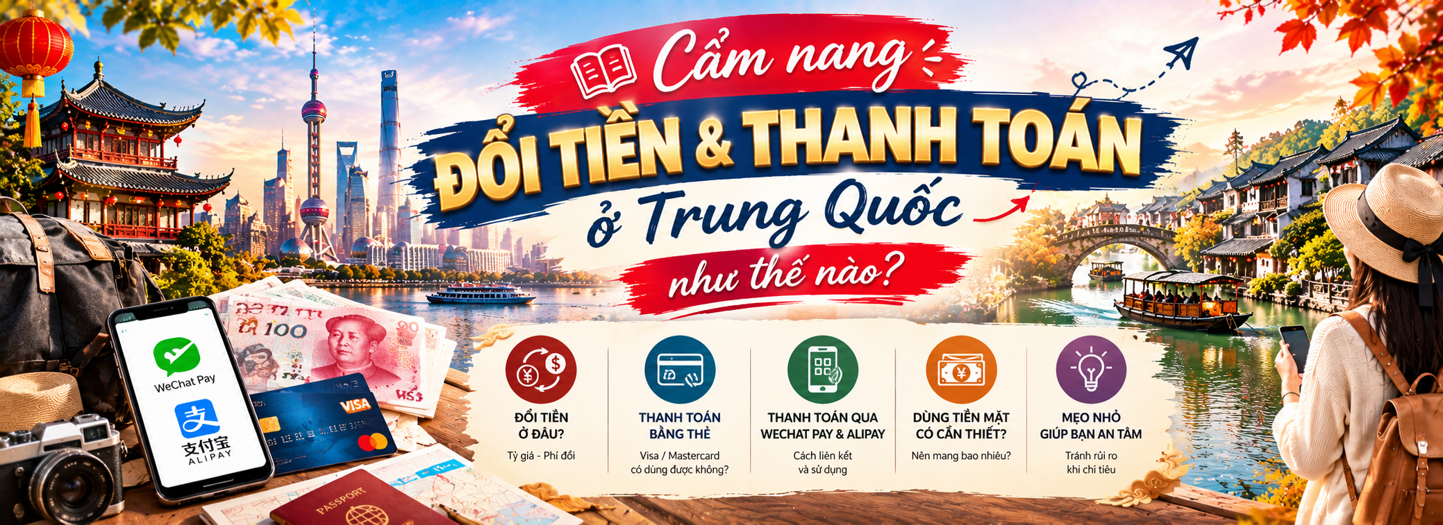 Đổi tiền và thanh toán tại Trung Quốc
